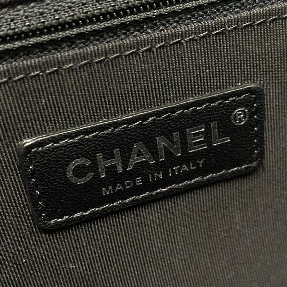 CHANEL V-Stitching (Chevron)/2.55/Gabriel Flap - Black Dark Navy - Picture 15 of 16